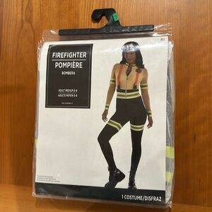 NEW NWT Women’s firefighter fire sexy Halloween costume size medium